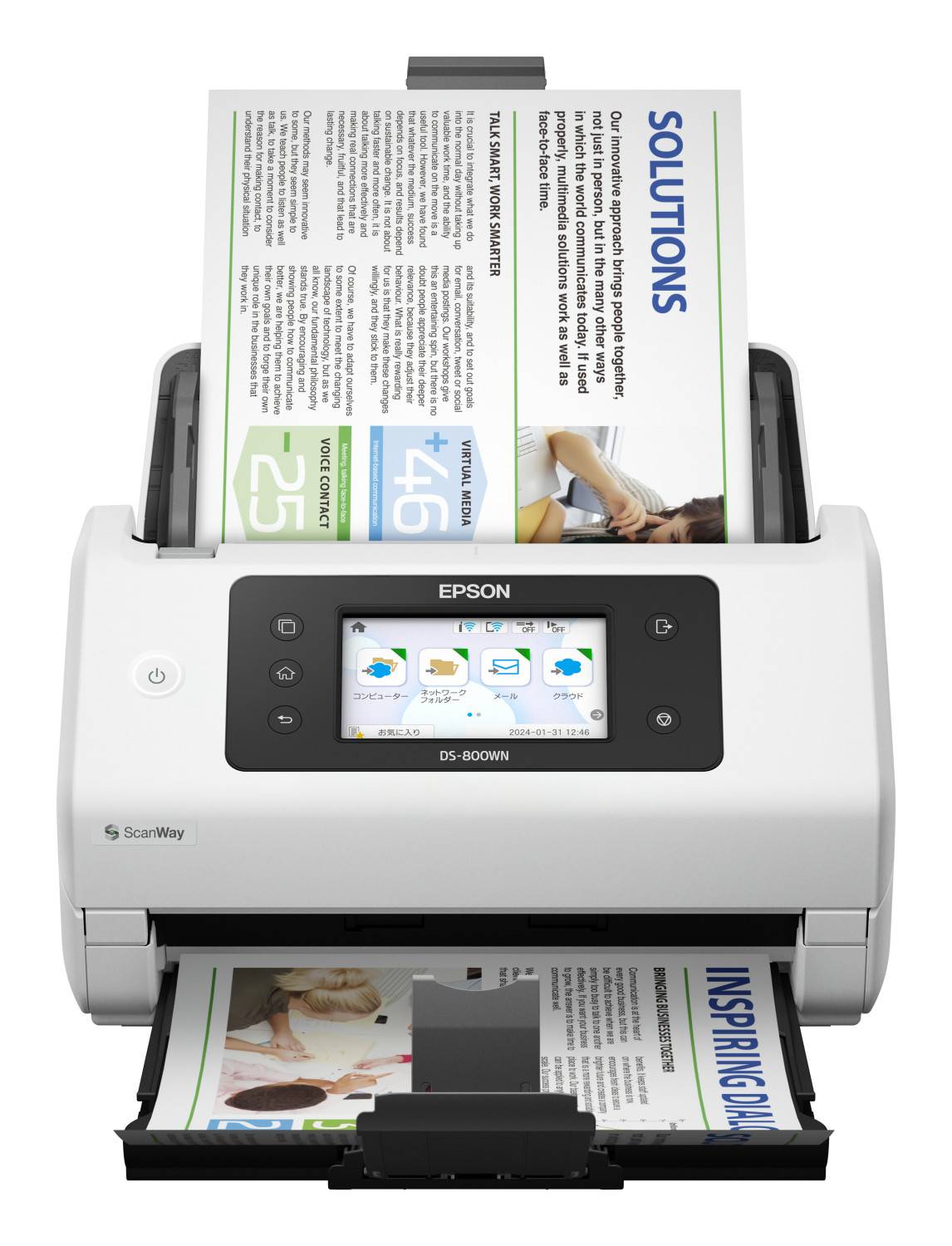 Epson WorkForce DS-800WN - Dokumentenscanner - Duplex - A4/Legal - 600 dpi x 600 dpi - bis zu 50 Seiten/Min. (einfarbig)-3