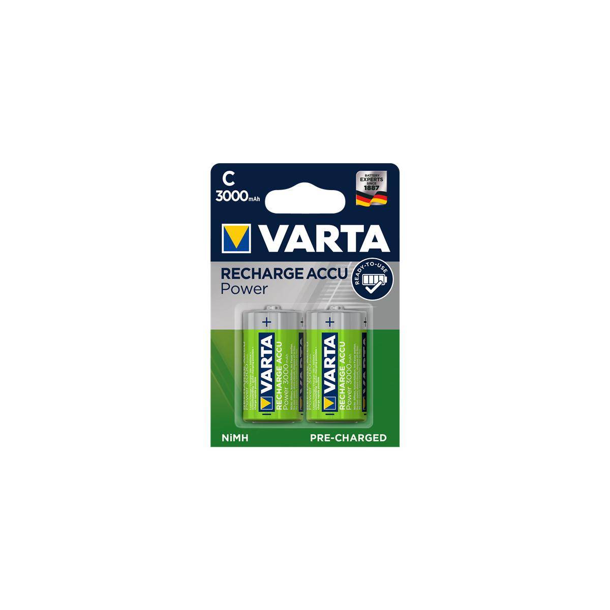 Varta Power Accu - Batterie 2 x C - NiMH - (wiederaufladbar) - 3000 mAh-2