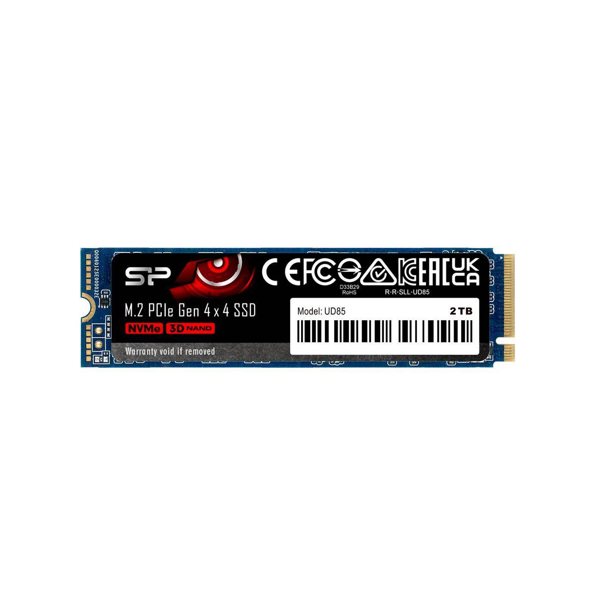 SILICON POWER UD85 - SSD - 2 TB - intern - M.2 2280 - PCIe 4.0 x4 (NVMe)-4