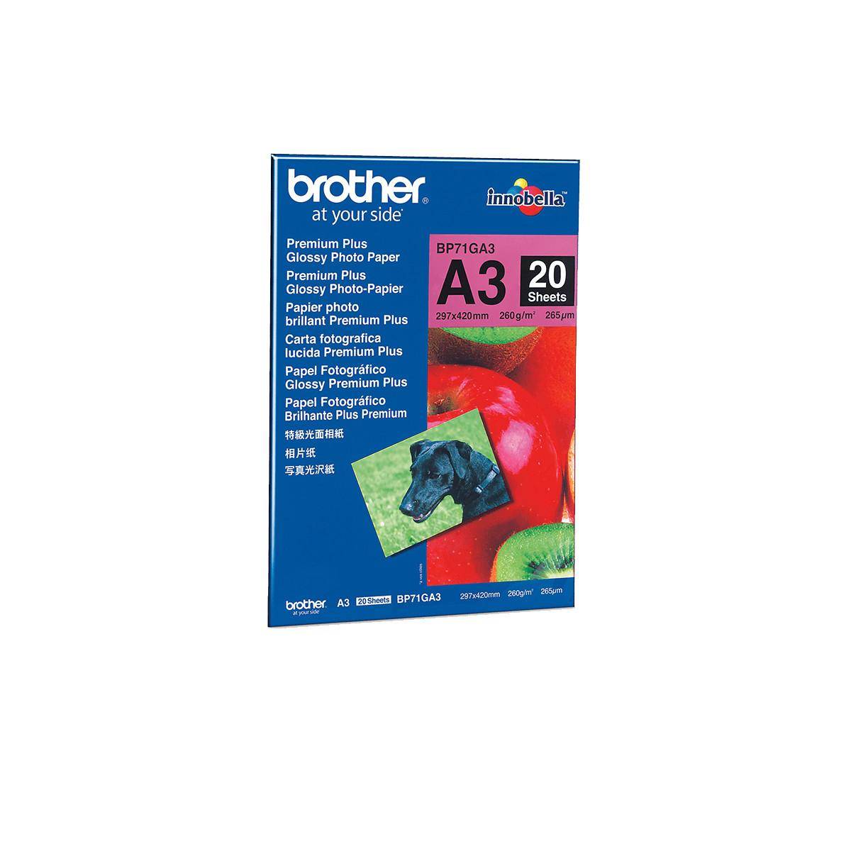Brother Innobella Premium Plus BP71GA3 - Glänzend - A3 (297 x 420 mm) - 260 g/m²-9