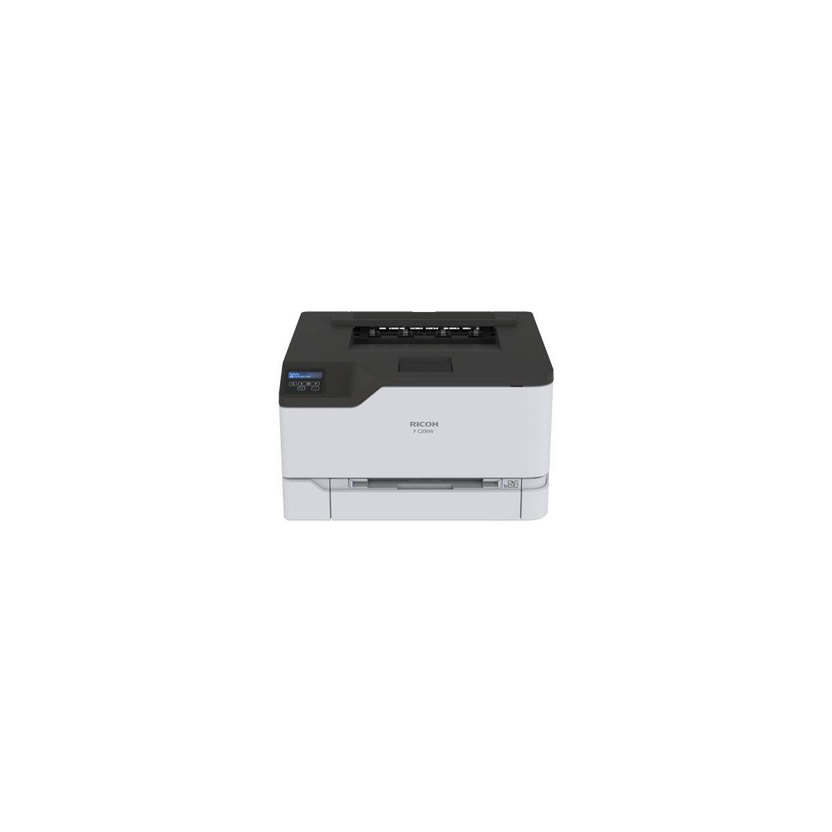 Ricoh C200W - Drucker - Farbe - Duplex - Laser - A4 - 2400 x 600 dpi - bis zu 24 Seiten/Min. (einfarbig)/-5