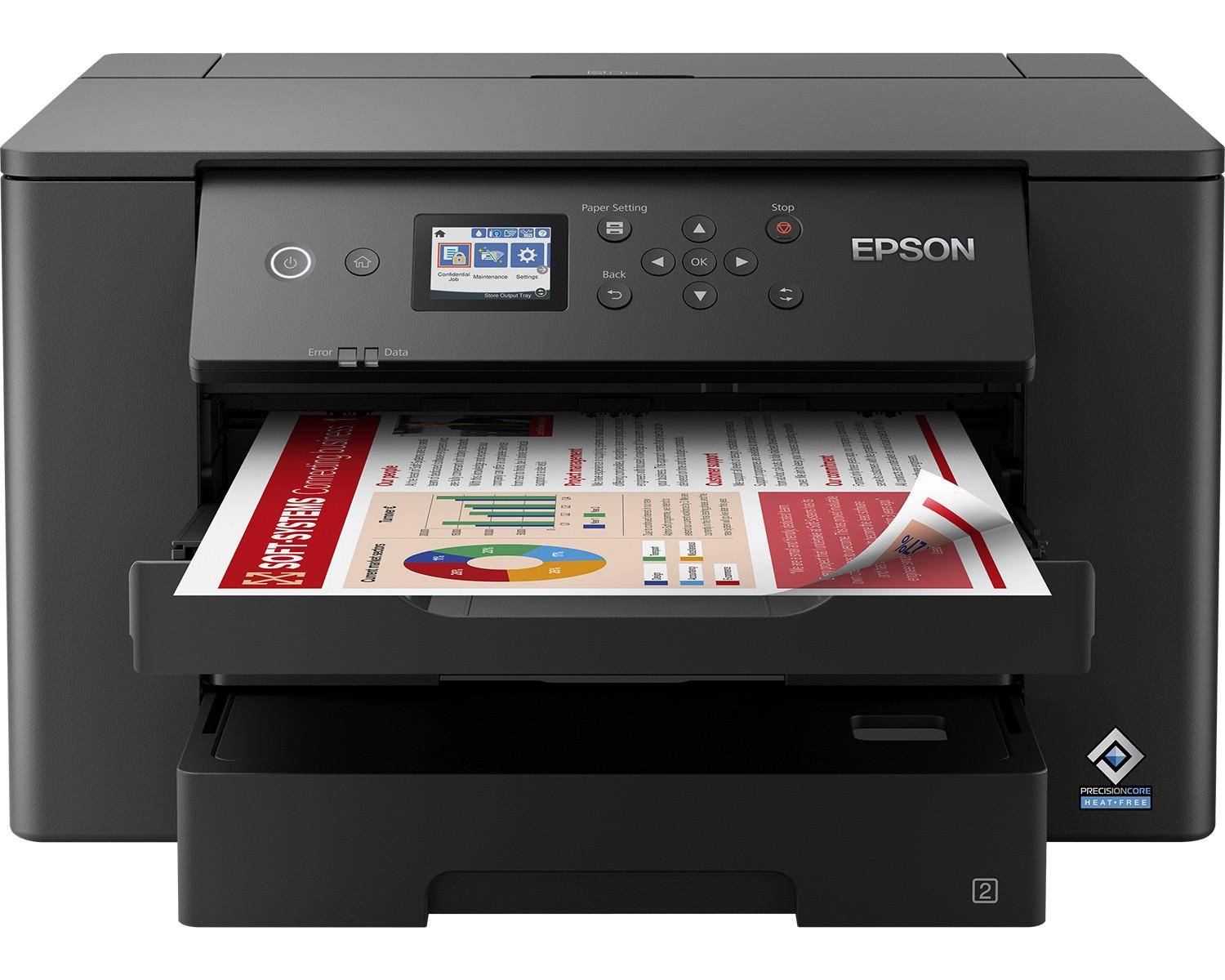 Epson WorkForce WF-7310DTW - Drucker - Farbe - Duplex - Tintenstrahl - A3 - 4.800 x 2.400 dpi - bis zu 25 Seiten/Min. (e-5