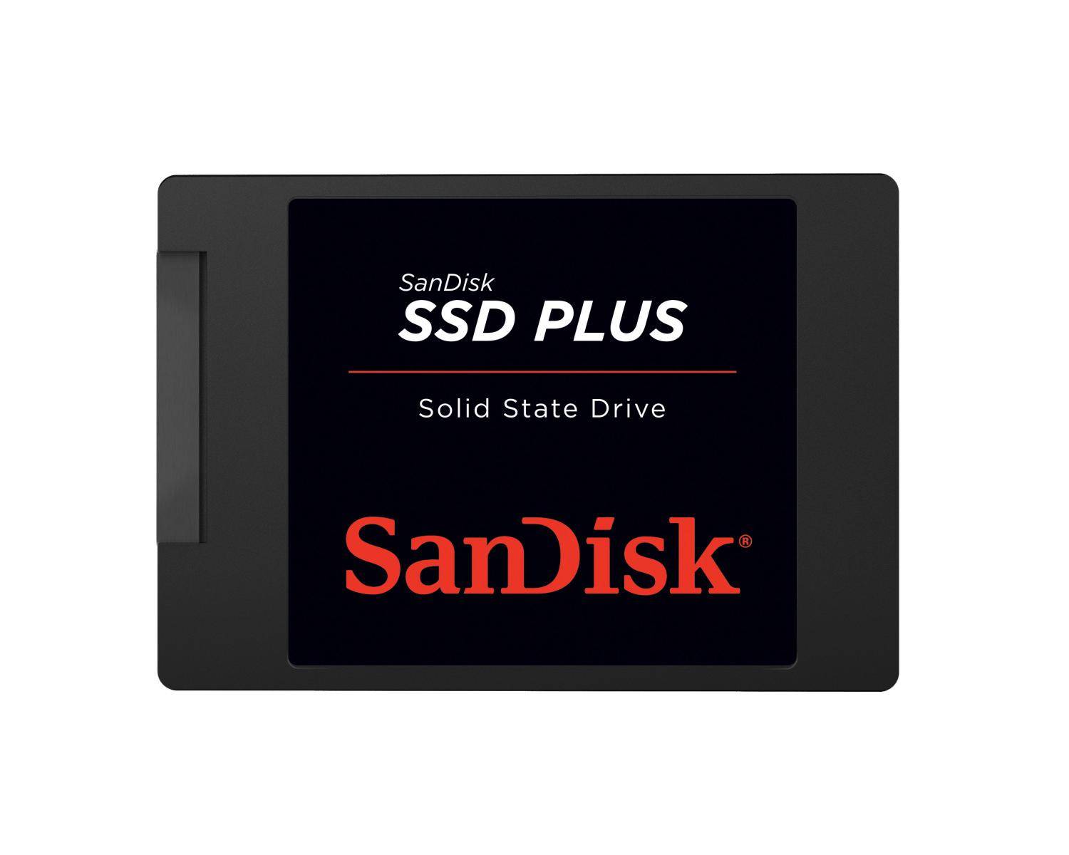 SanDisk SSD PLUS 480 GB Interne SATA SSD 6.35 cm (2.5 Zoll) SATA 6 Gb/s Retail SDSSDA-480G-G26-2