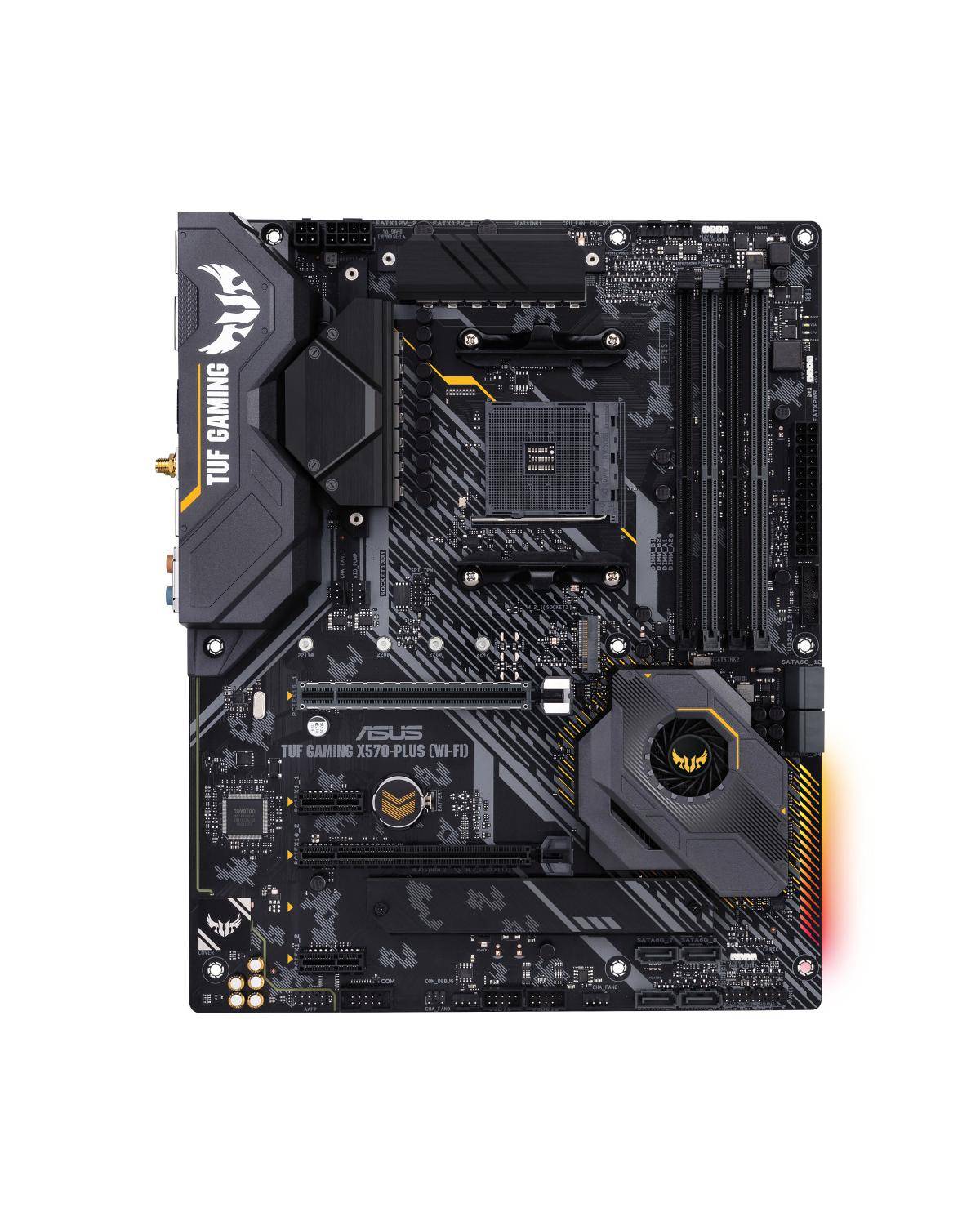 Asus TUF Gaming X570-Plus (WI-FI) Mainboard Sockel (PC) AMD® AM4 Formfaktor (Details) ATX Mainboard-Chipsatz AMD® X570-5