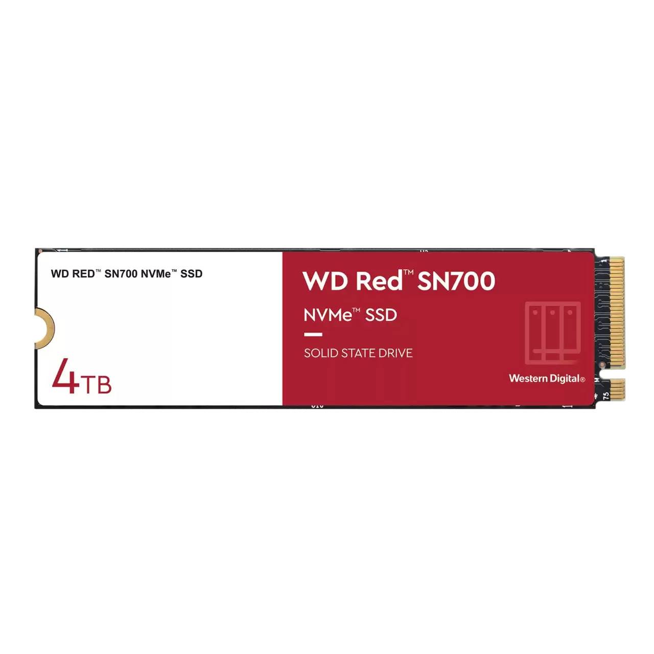 WD Red SN700 WDS400T1R0C - SSD - 4 TB - intern - M.2 2280 - PCIe 3.0 x4 (NVMe)-5