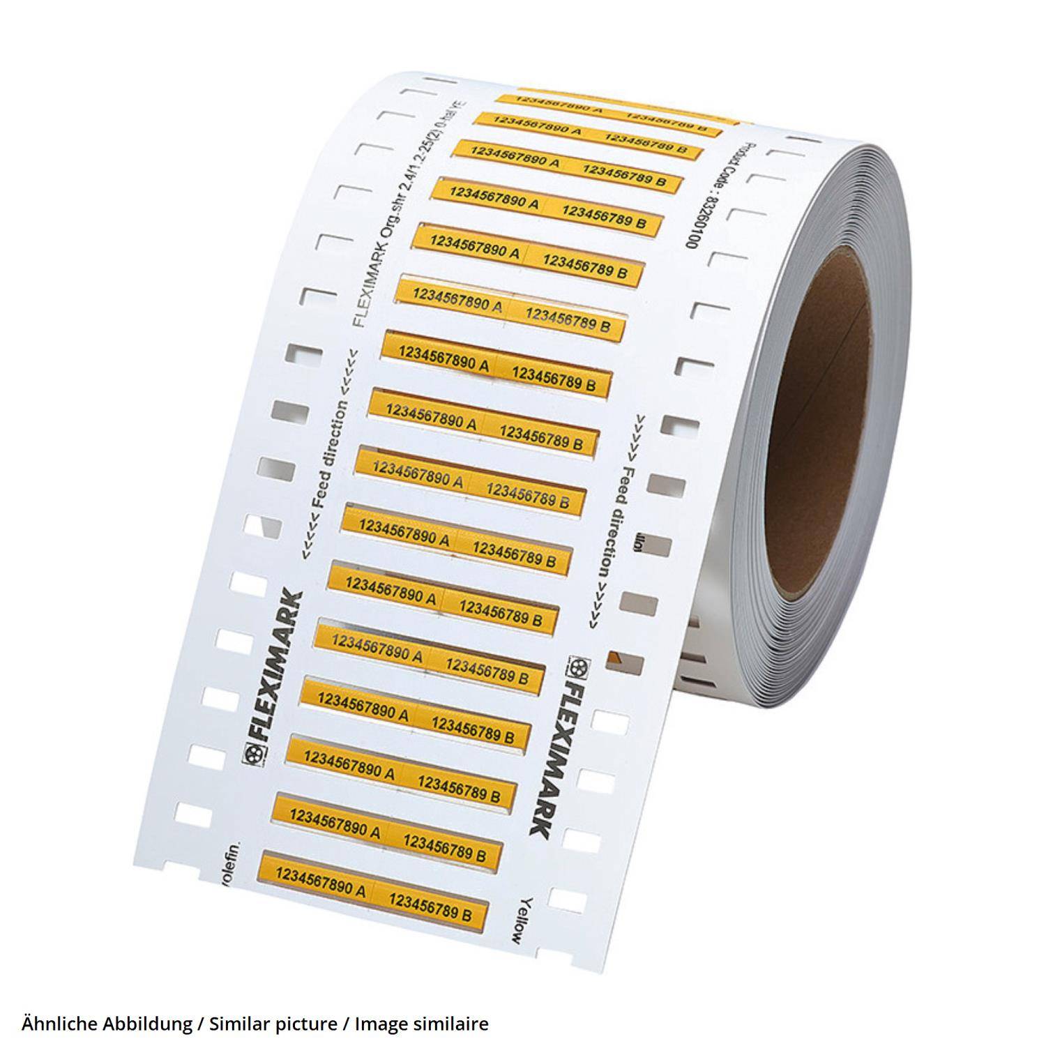 FLEXIMARK FCC ohne shr4.8/2.4-12.5 0-hal YE - 1 Stück-0