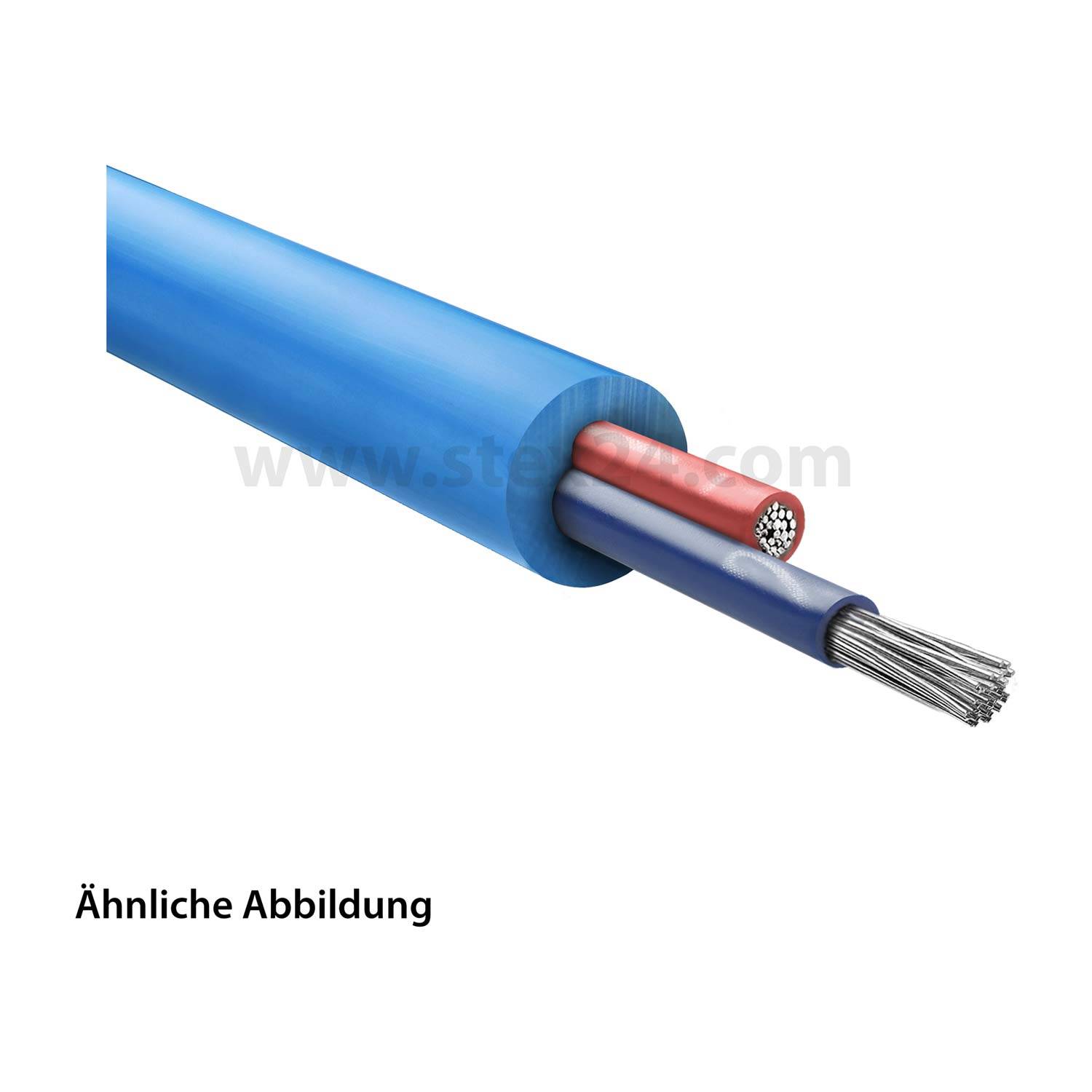 LAPP Fe/CuNi (TYP LX) 2X1,5mm² Thermoleitung Si-Si AD 7,7mm Mindestbiegeradius bewegt 12,0xAußendurchmesser - 100 Meter-0