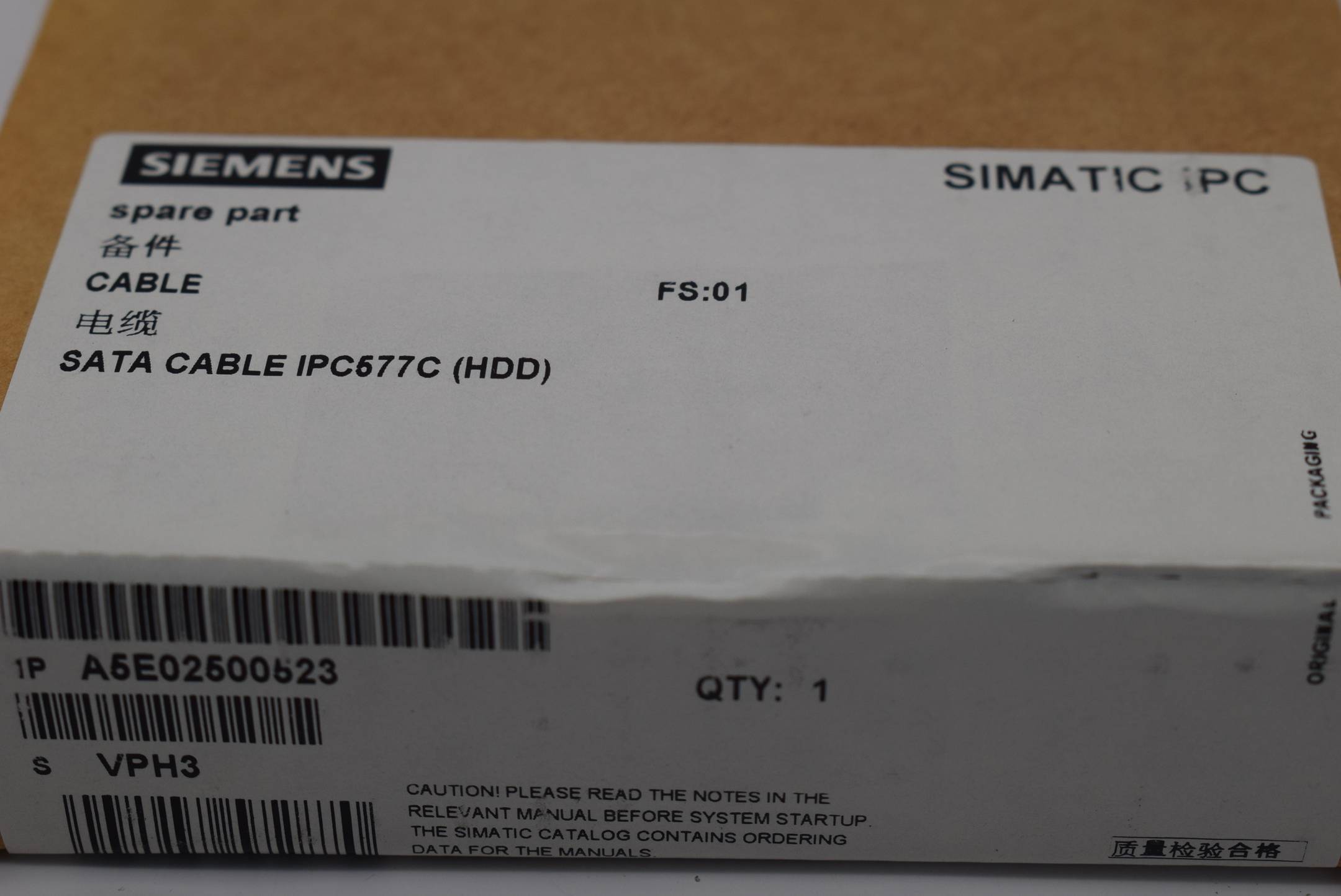 Siemens simatic PC A5E02500523 ( A5E0 2500523 ) FS. 01-1
