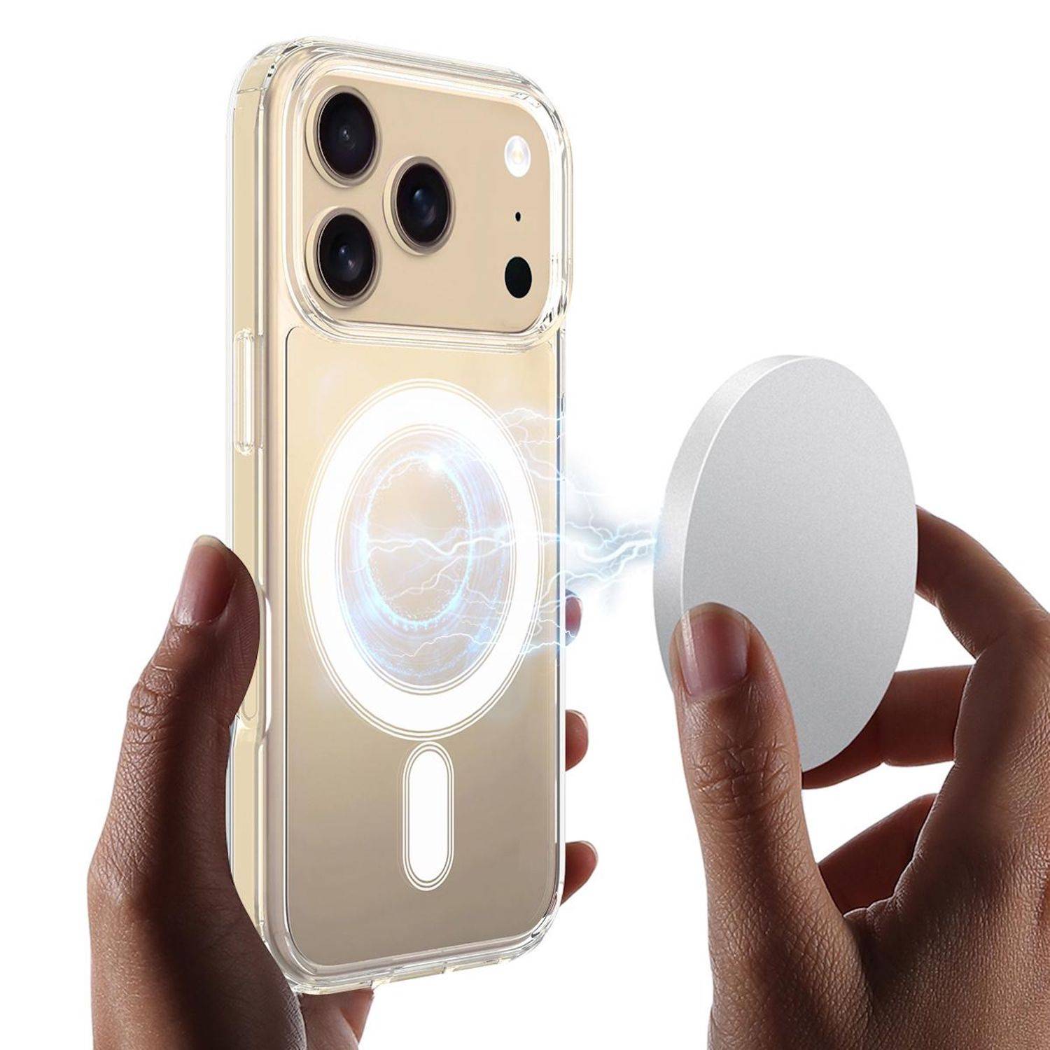 Für Apple iPhone 17 Pro Max MagSafe Hybrid Schutz Hülle Acryl TPU Transparent-4