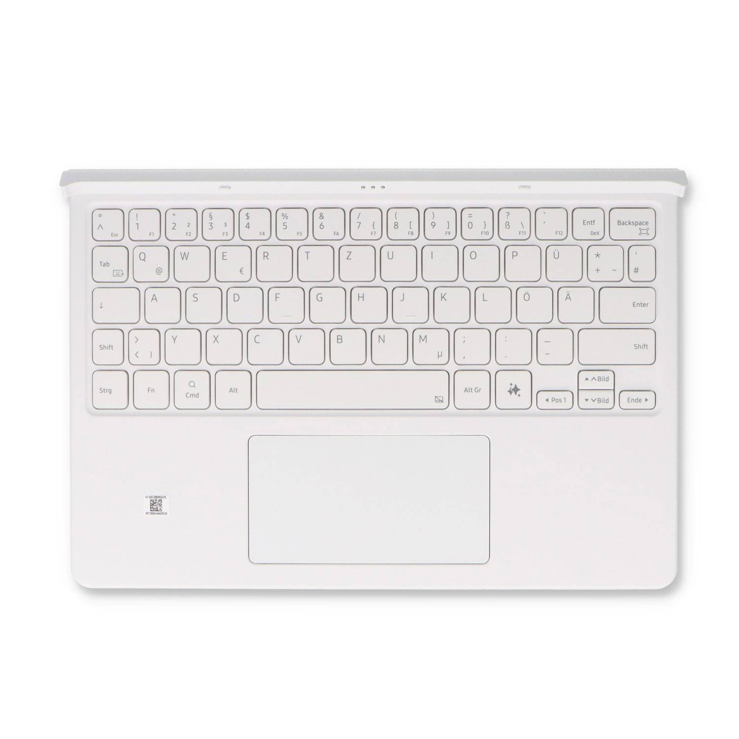 Samsung S9 BOOK COVER KEYBOARD WHITE-1