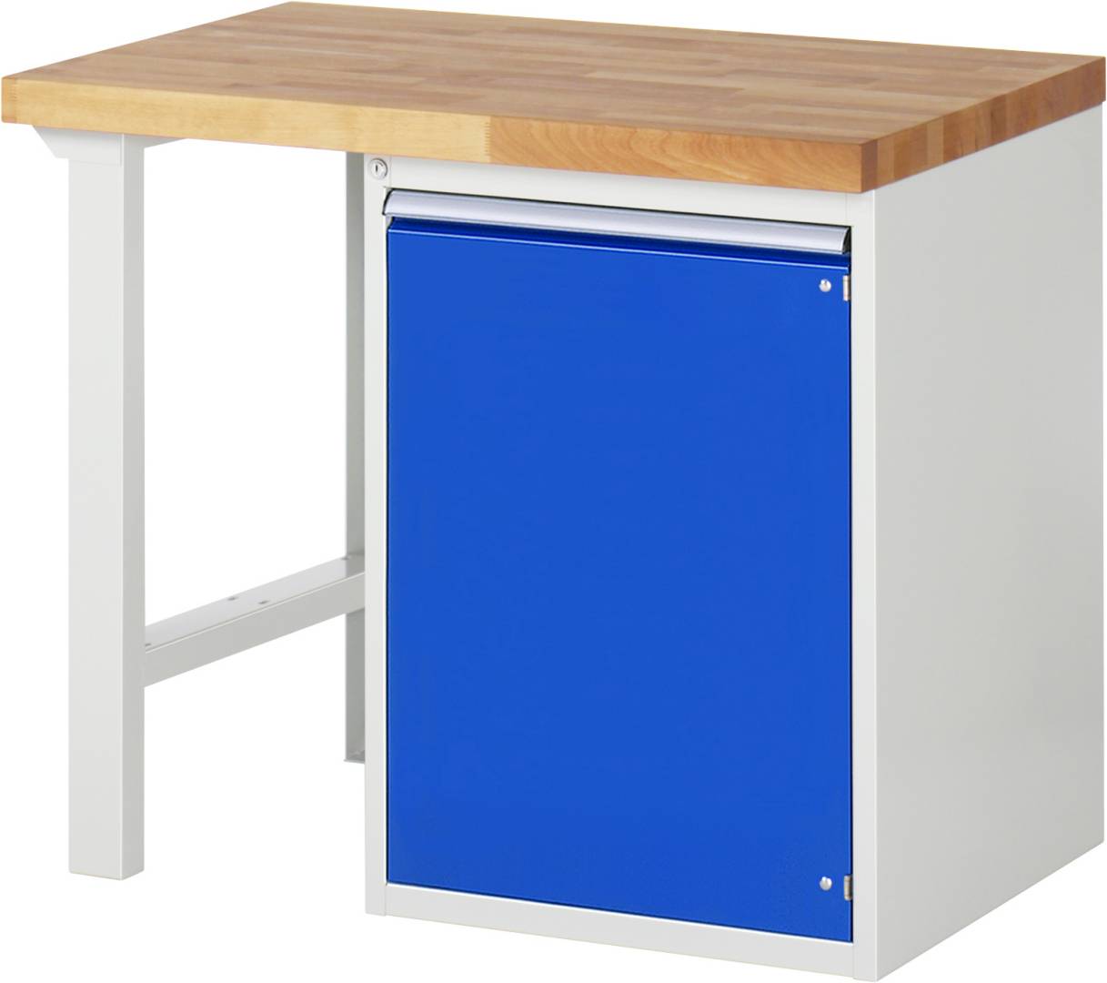 Werkbank Modell 7501, BxTxH 1000x700x890 mm, Buche-Massiv Arbeitsplatte 40 mm-0