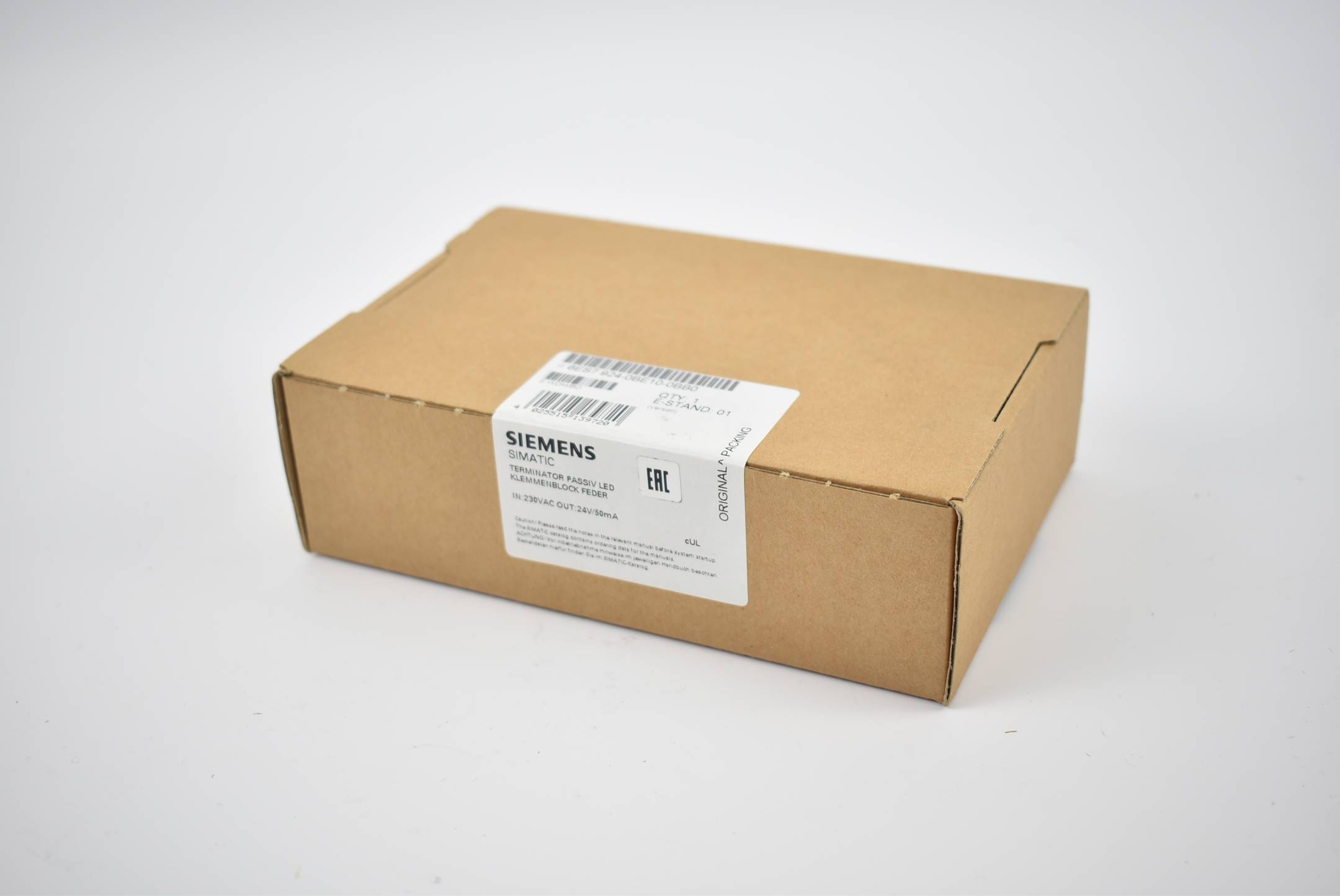 Siemens simatic Anschlussmodul TPRI 6ES7 924-0BE10-0BB0 ( 6ES7924-0BE10-0BB0 )-0