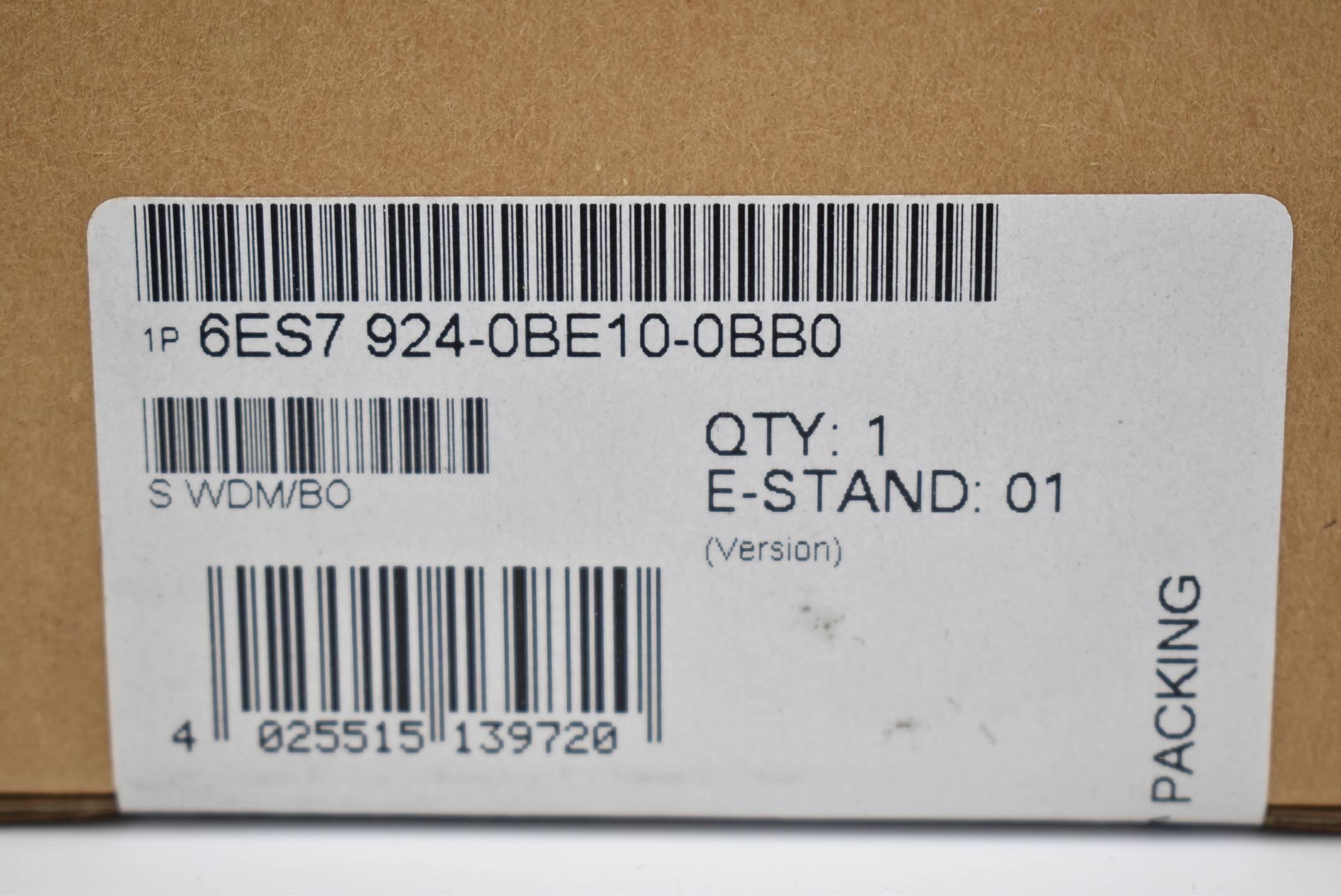 Siemens simatic Anschlussmodul TPRI 6ES7 924-0BE10-0BB0 ( 6ES7924-0BE10-0BB0 )-1
