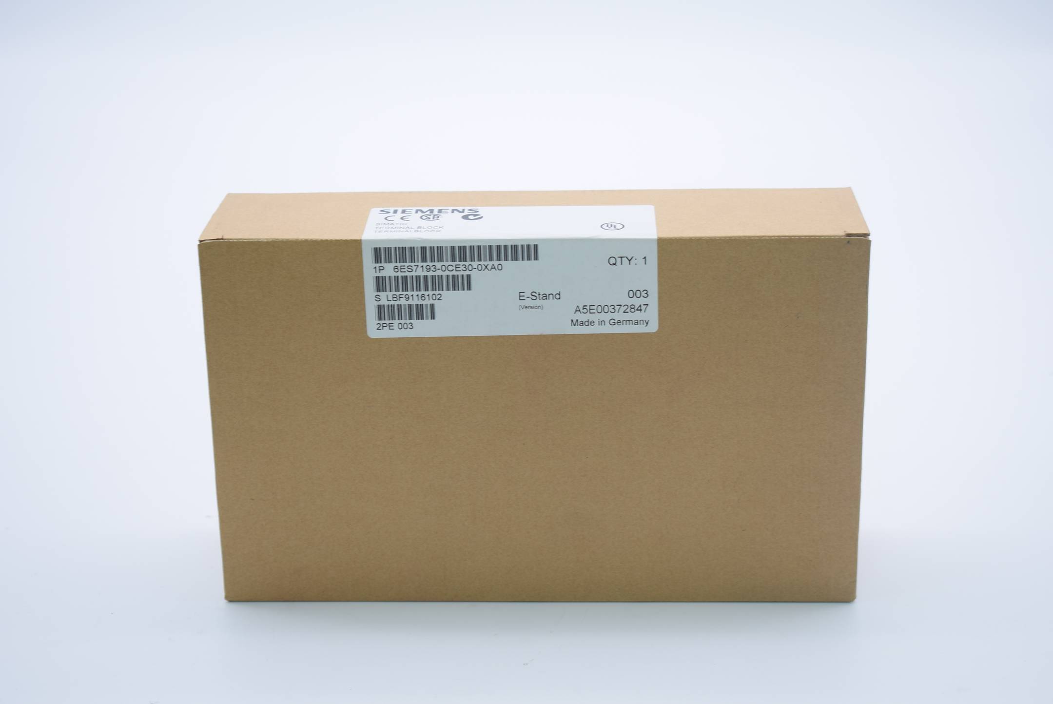 Siemens simatic Terminal Block 6ES7193-0CE30-0XA0 ( 6ES7 193-0CE30-0XA0 ) E. 03-0