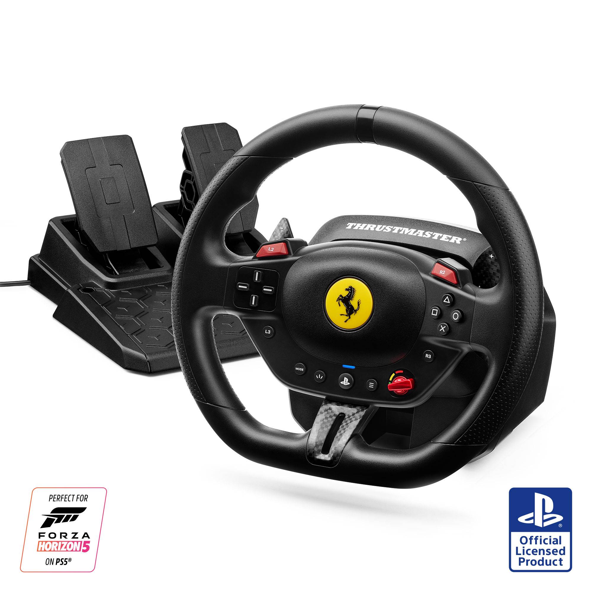 ThrustMaster T98-P FERRARI 296 GTB, Lenkrad + Pedale, PC, PlayStation 4, PlayStation 5,-0