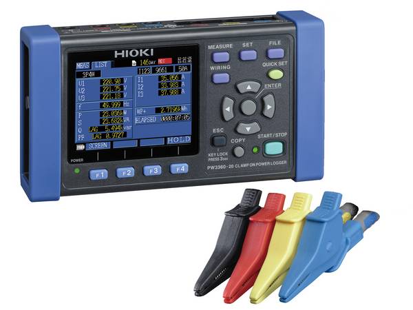 Hioki PW3360-20 - Kompakter Dreiphasen-Energielogger