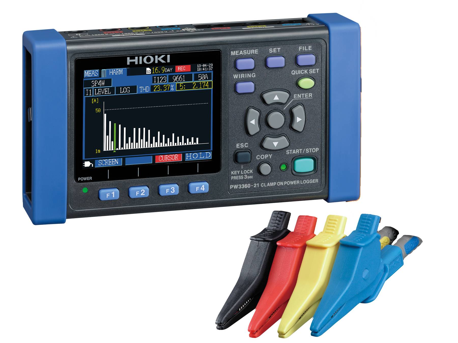 Hioki PW3360-21 - Leistungslogger für Klemmensensoren-0