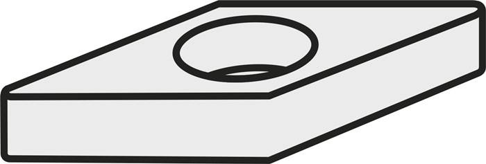 Unterlegplatte ISO SVS 270-01 Bruttogewicht 6,63g PRAMET-0