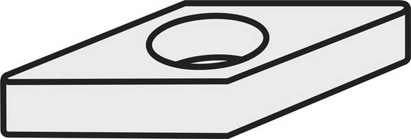 Unterlegplatte ISO SVS 270-01 Bruttogewicht 6,63g PRAMET