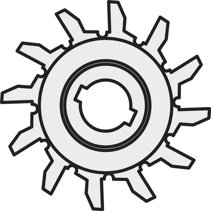 Schraubendrehergriff ISO MR-2.0 FIX Bruttogewicht 142,3g PRAMET-0