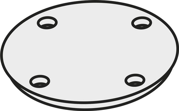 Spanndornabdeckung ISO CAC 250C Bruttogewicht 1869,6g PRAMET-0