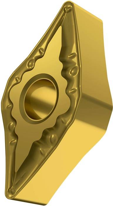 Drehwendeschneidplatte ISO DNMG 150604E-FM:T8315 D.5,16mm PVD beschichtet Gold-0
