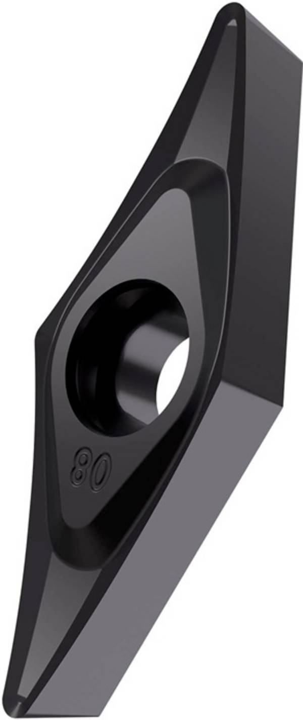 Drehwendeschneidplatte ISO VCGT 110204E-SF3:T6310 D. 2,8mm PVD beschichtet