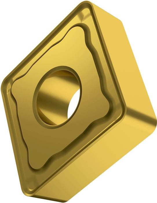 Drehwendeschneidplatte ISO CNMG 120408E-NM:T8315 D.5,16mm PVD beschichtet Gold-0