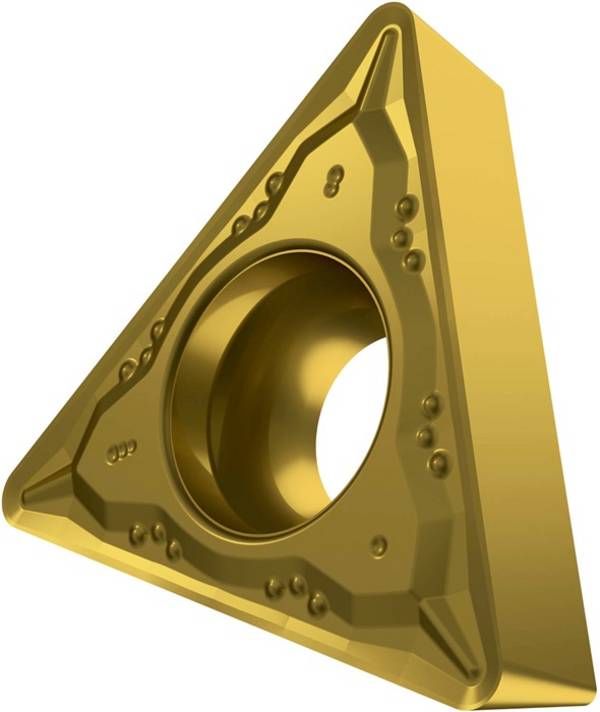 Drehwendeschneidplatte ISO TCMT 110204E-FM:T8315 D.2,8mm PVD beschichtet Gold