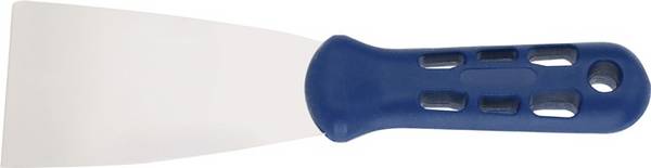 Malerspachtel B.60mm hochglanz-poliert Ku.flachoval,blau TECWERK