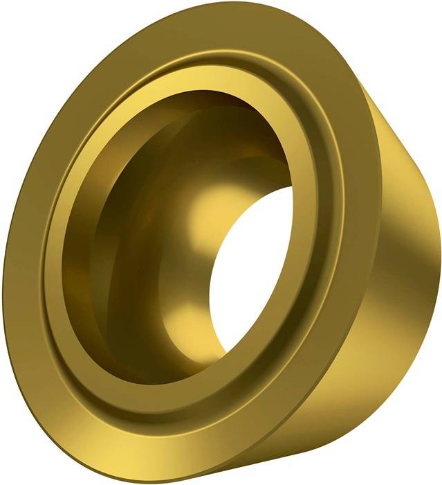 Fräswendeschneidplatte ISO RDET 0802MOSN:M8340 D.3,4mm PVD beschichtet Gold-0
