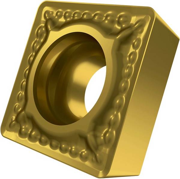 Bohr-Wendeschneidplatte ISO SCET 120408-SD:D8330 D.5,6mm PVD beschichtet Gold