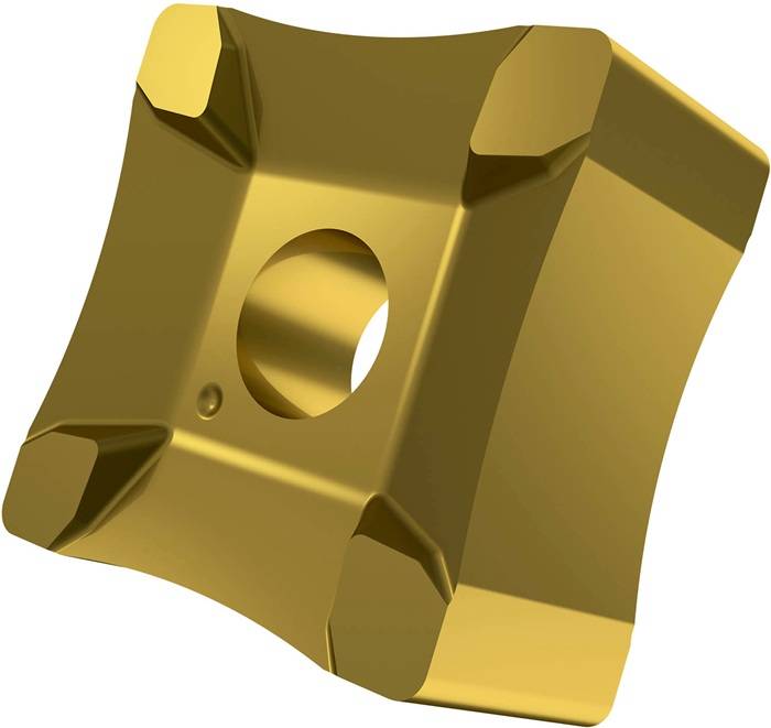 Scarfing-Schneideinsatz ISO SNMX 15-R30:6640 Radius 30mm MT-CVD beschicht. Gold-0