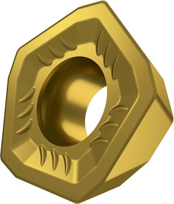 Fräswendeschneidplatte ISO PDMX 0905ZESR-R:M8330 D.5,5mm PVD beschichtet Gold