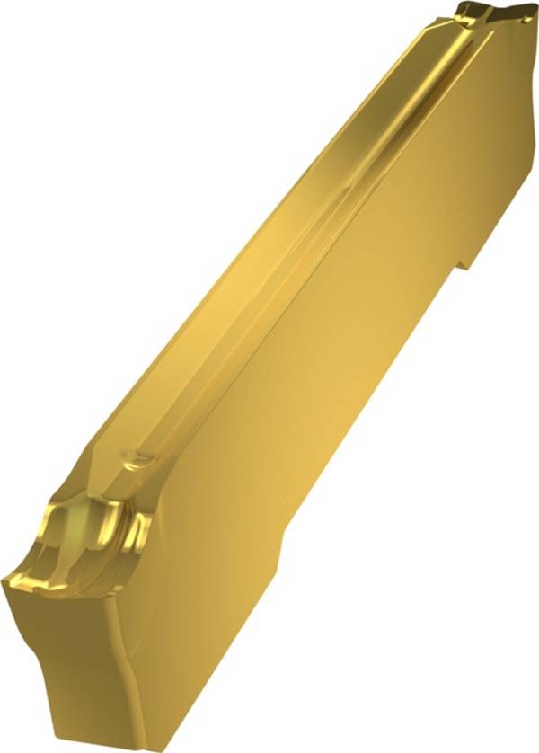 Wendeschneidplatte ISO GL2-D200M02-PM:G8330 Breite 2mm PVD beschichtet Gold