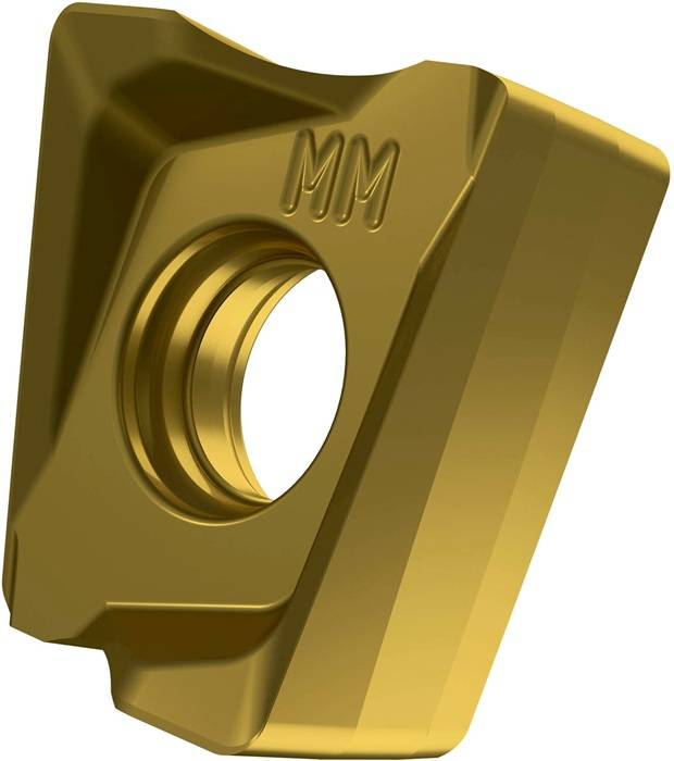 Fräswendeschneidplatte ISO LNGX 120508SR-MM:M6330 D.4,5mm PVD beschichtet Gold-0