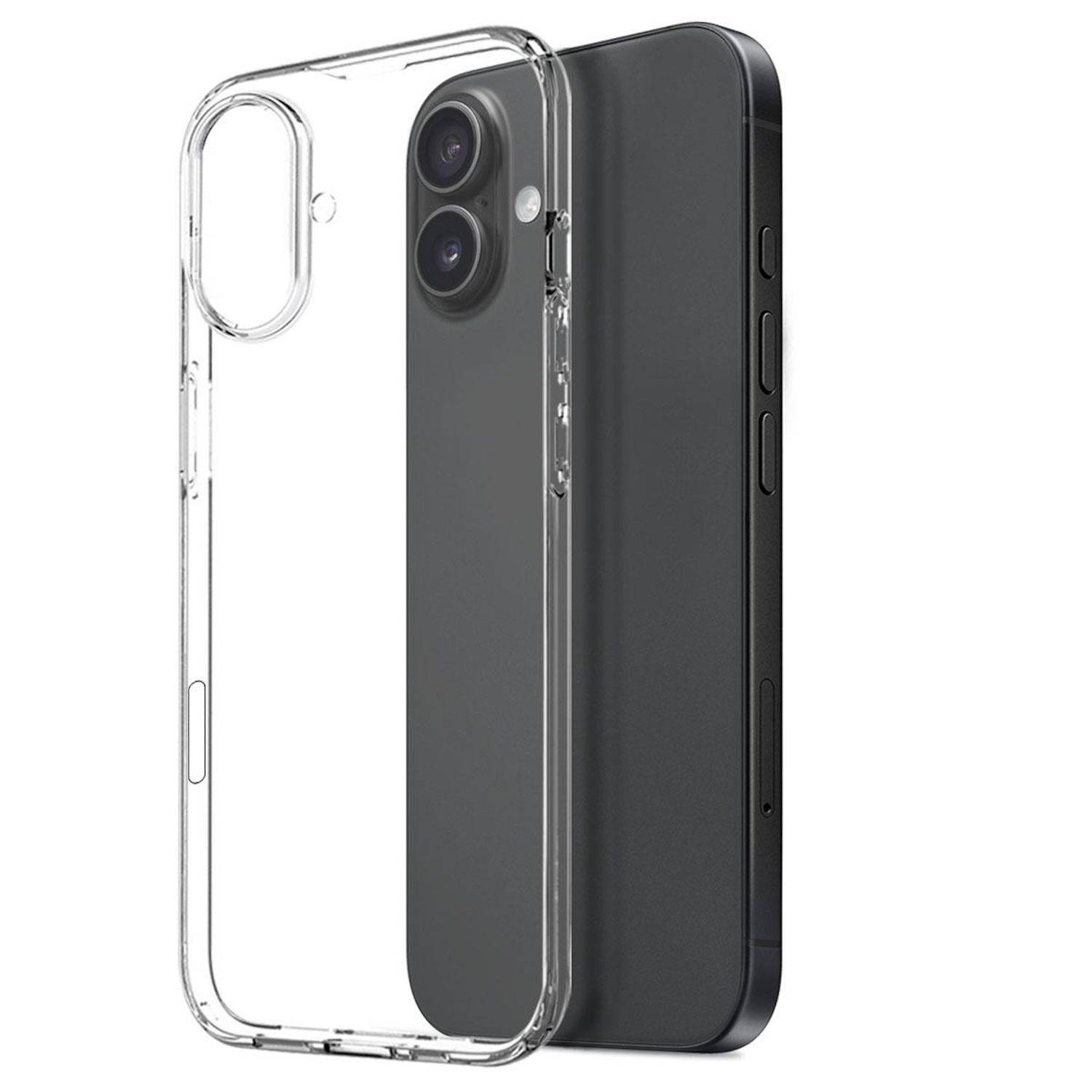 Für Apple iPhone 17 Silikon TPU Schutz Hülle Cover Transparent + H9 Hart Glas-1