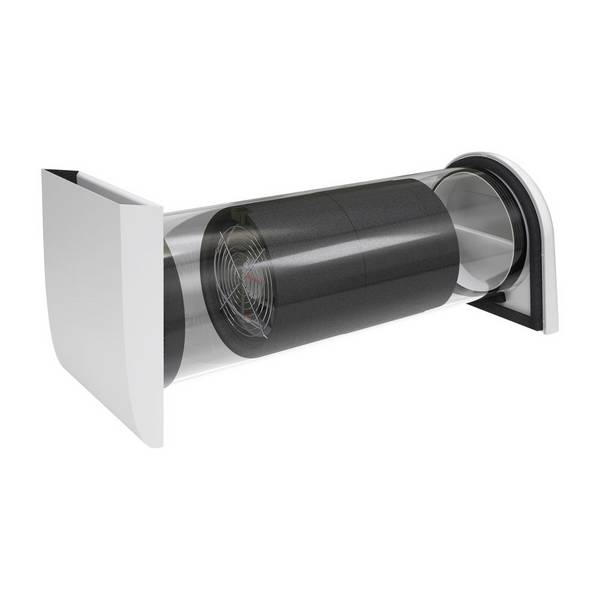 Viessmann Paket Vitovent 050-D Dezentrale Wohnungslueftung, 6x Edelstahl, Wandhülse, Außenblende