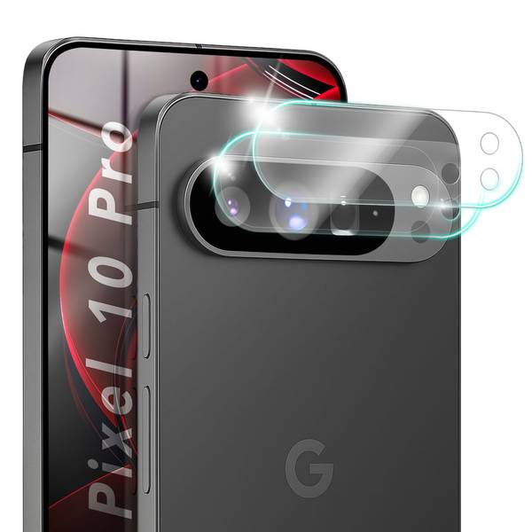 NALIA Schutzglas "Focus.X2 MAX" für Google Pixel 10 Pro – 2x Kamera Glas Ultra Klar Case Friendly - Transparent