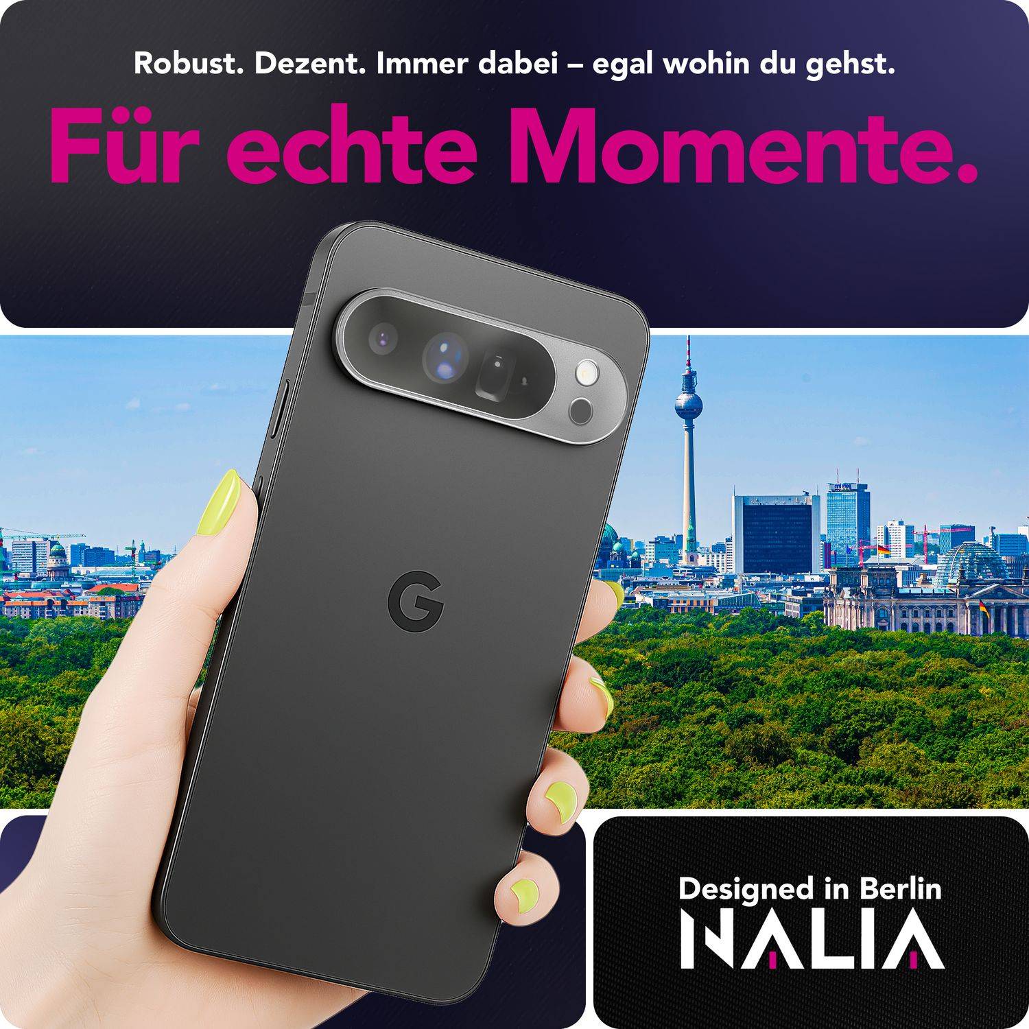 NALIA Schutzglas "Focus.X2 MAX" für Google Pixel 10 Pro – 2x Kamera Glas Ultra Klar Case Friendly - Transparent-3