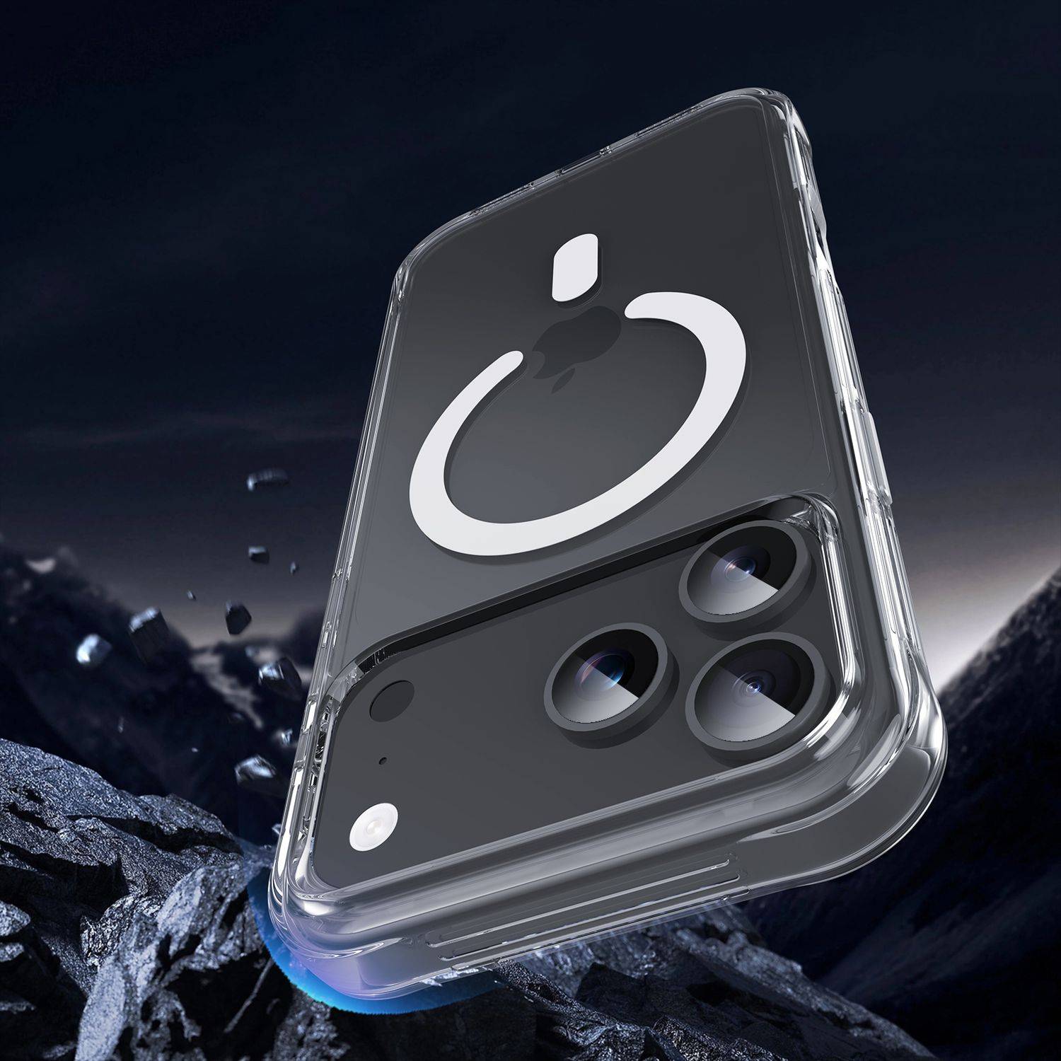 Cadorabo Schutzhülle kompatibel mit Apple iPhone 17 PRO Hülle in Transparent kompatibel mit MagSafe Case Cover-1