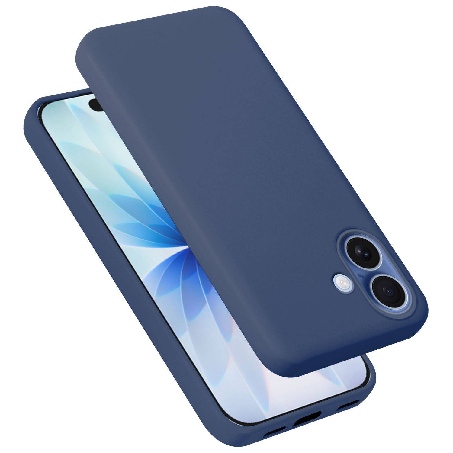 Cadorabo Schutzhülle für Apple iPhone 17 Hülle in Blau Handyhülle Case Cover TPU Etui-0