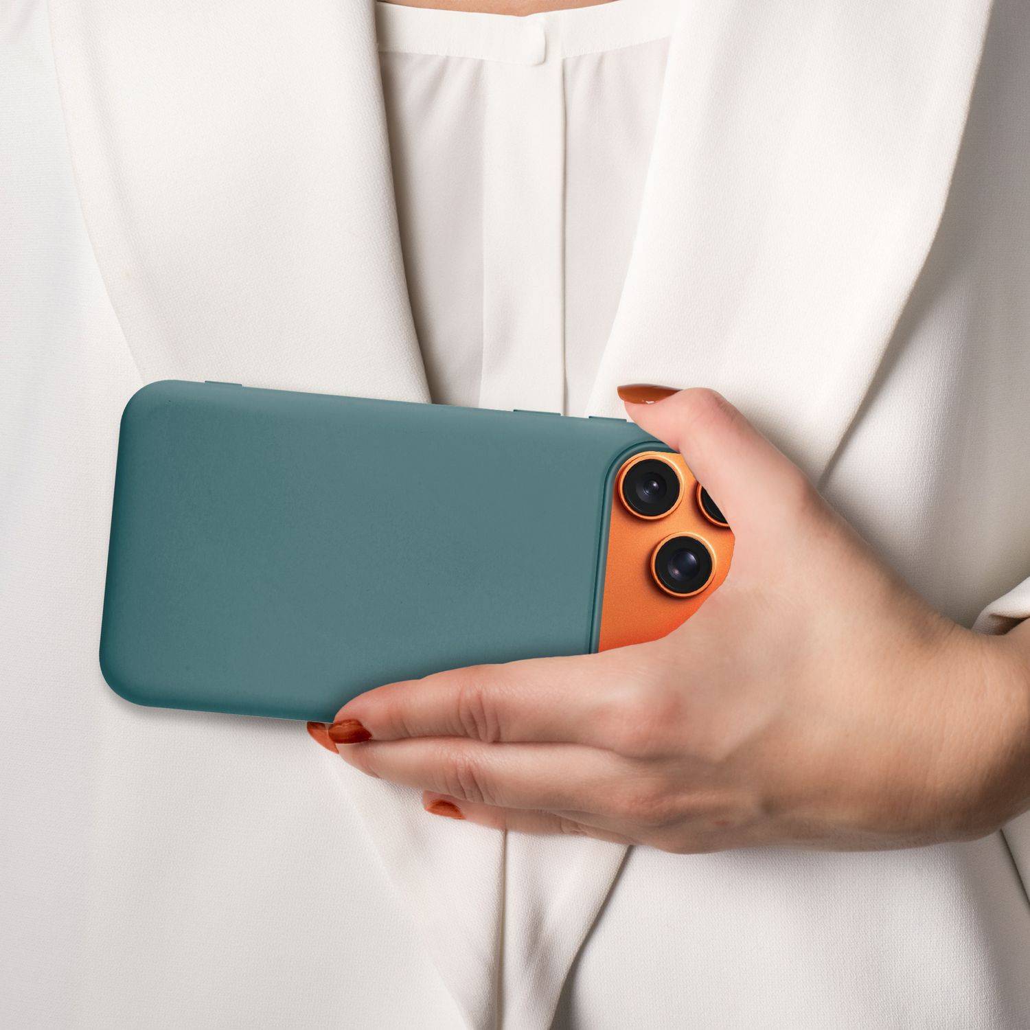 Cadorabo Schutzhülle für Apple iPhone 17 PRO Hülle in Grün Handyhülle Case Cover TPU Etui-4