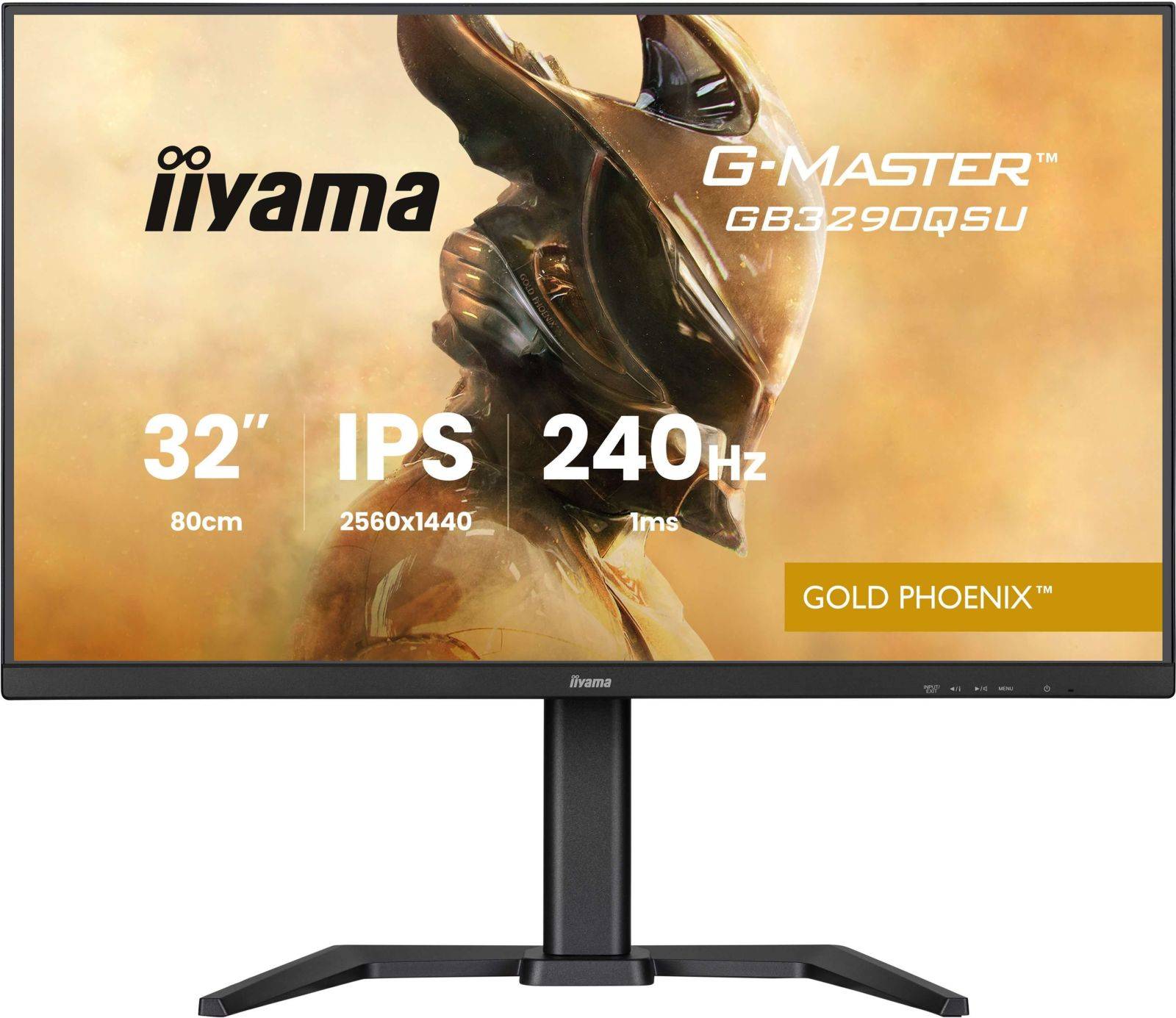 Iiyama GB3290QSU-B1 Gaming Monitor 31.5" QHD IPS, 240 Hz, 1 ms MPRT, USB-Hub,-1