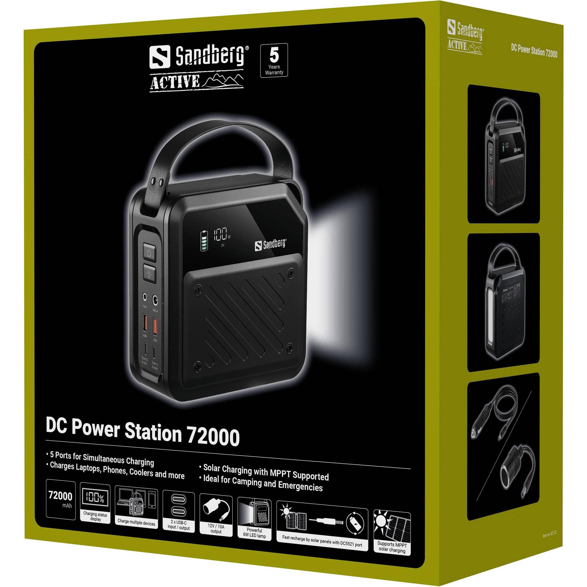 SANDBERG Active 72000 - Tragbares kraftwerk-4
