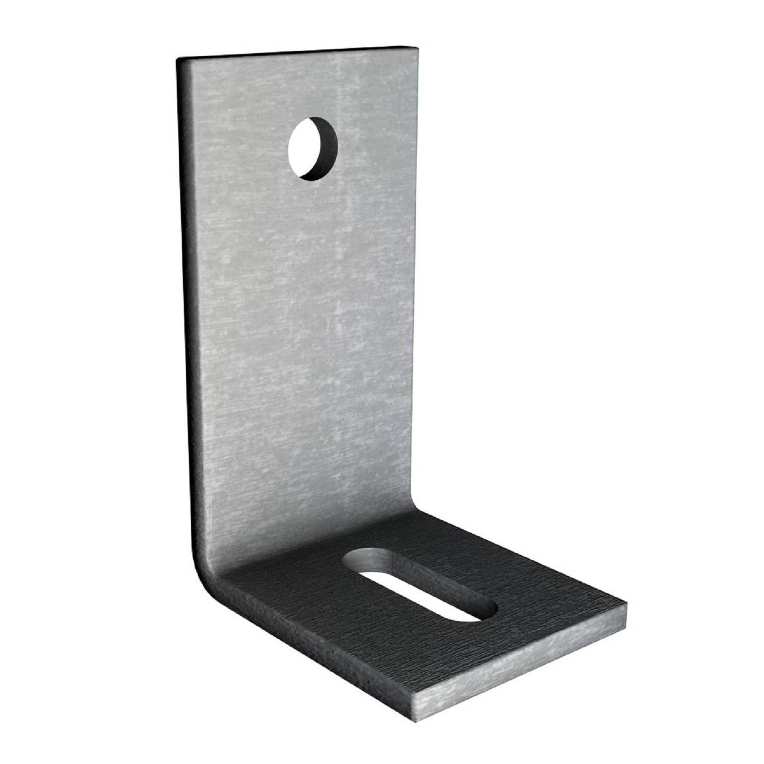 Betonwinkel Schwerlastwinkel Winkelverbinder mit Langloch 75 x 150 x 60 x 6,0 mm feuerverzinkt - 20er-Pack-0