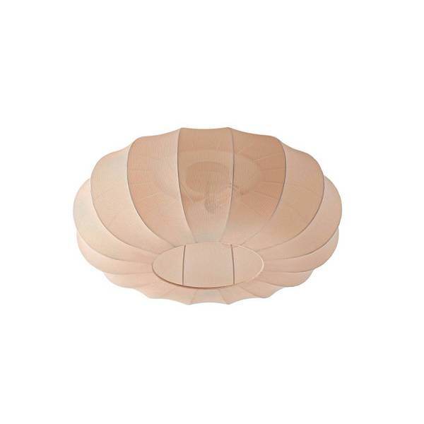 Lindby Deckenlampe 'Helin' in creme aus Textil