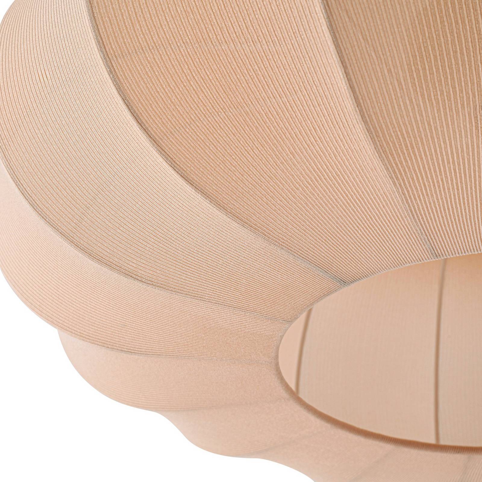Lindby Deckenlampe 'Helin' in creme aus Textil-4