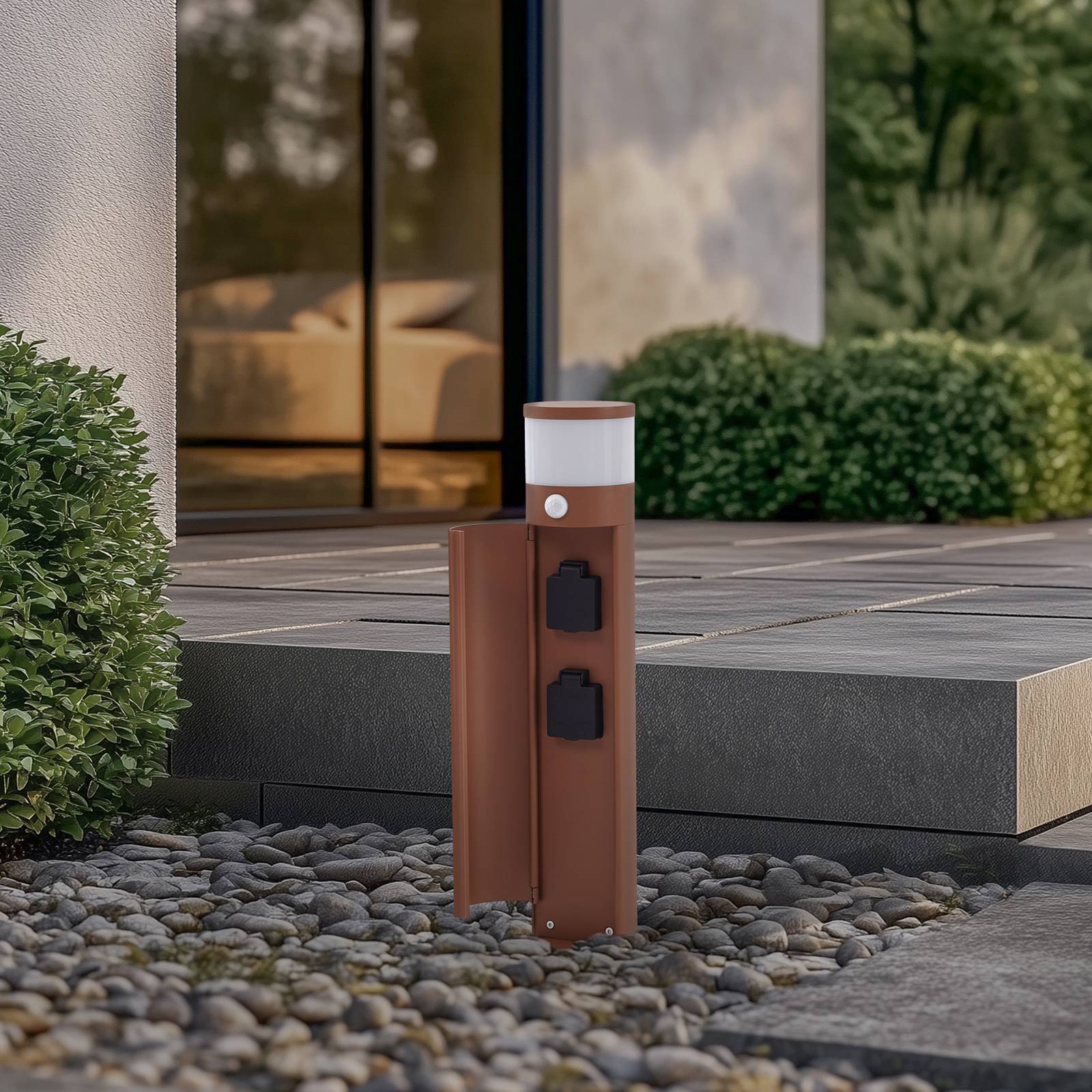 Lucande 'Corban' aus aluminium / grå zink-3
