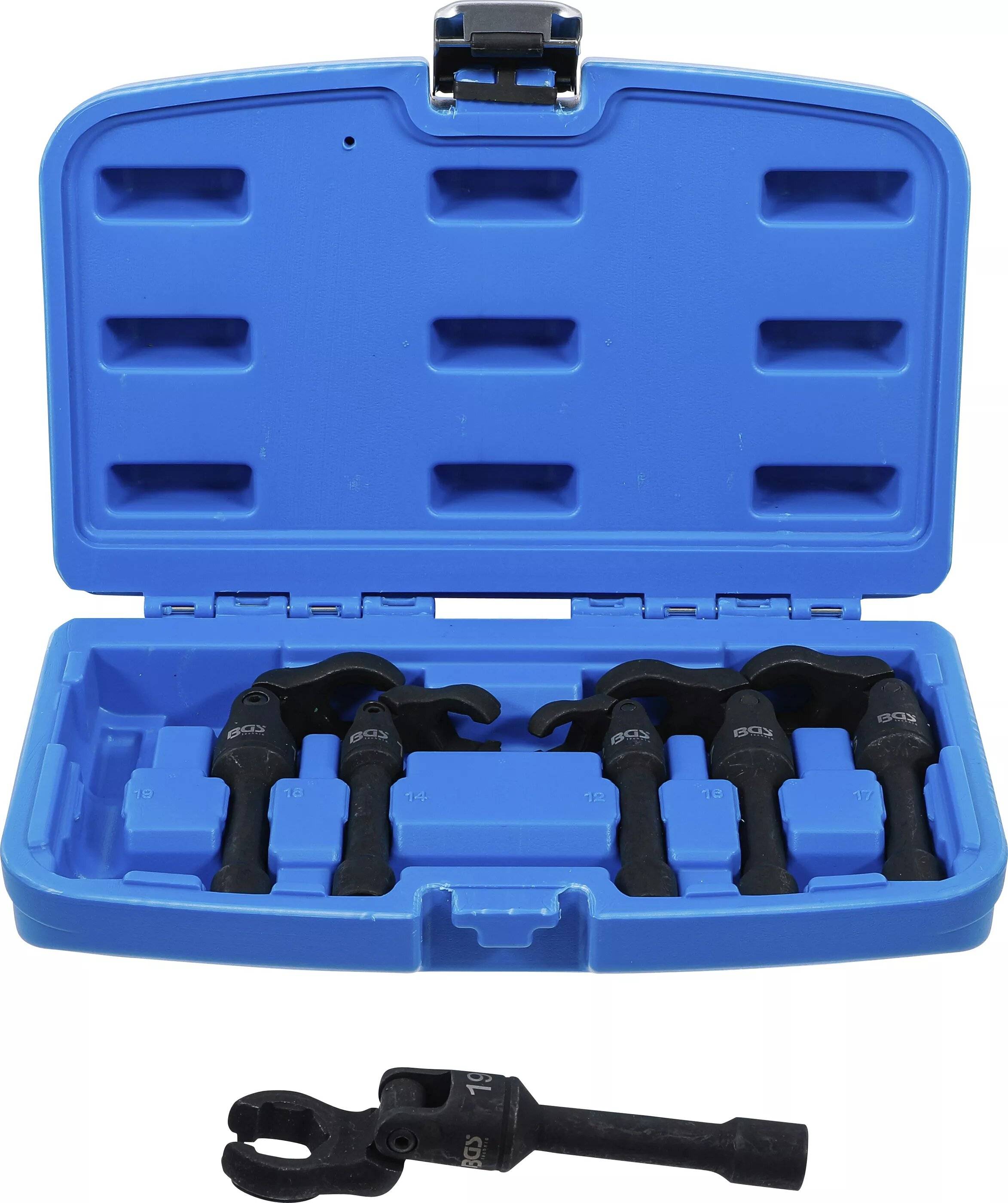 BGS 74302 Hahnenfußschlüssel-Satz, Antrieb Innenvi erkant 10 mm (3/8"), mit Gelenk, 6-tlg.-5